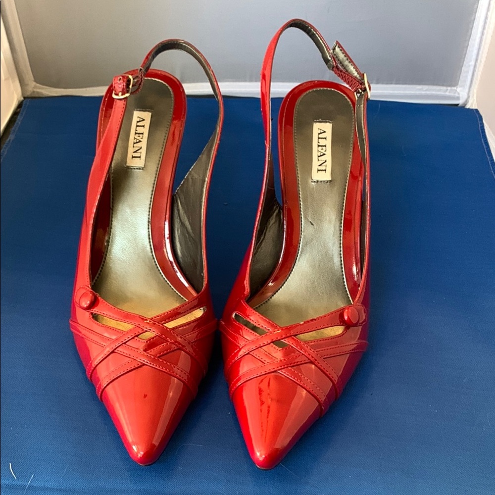Alfani Red Patent Slingback Heels